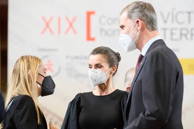 Spanish King Felipe VI and Letizia Ortiz during 19 edition of In Memoriam Concertfor victims of terrorism in Madrid on Wednesday, 10 March 2021 Cordon Press