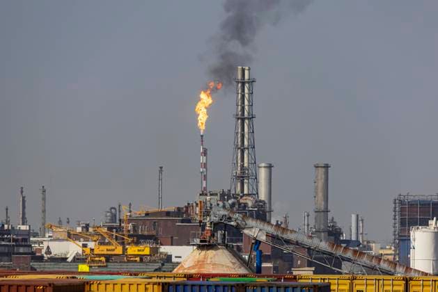 BASF Ludwigshafen. 24.02.2021, Deutschland, Baden-Württemberg, Ludwigshafen,