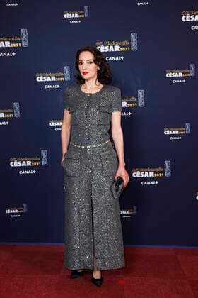 Jeanne Balibar CELEBRITES : 46e Ceremonie des Cesar 2021 - Paris - 12 03 2021 ThomasSamson Pool PANORAMIC 