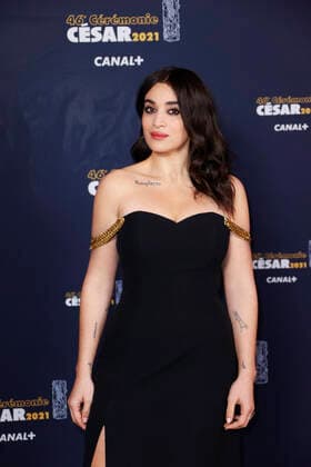 Camelia Jordana CELEBRITES : 46e Ceremonie des Cesar 2021 - Paris - 12 03 2021 ThomasSamson Pool PANORAMIC 