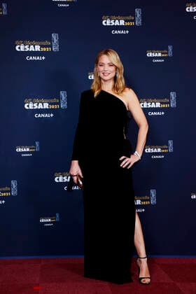 Virginie Efira CELEBRITES : 46e Ceremonie des Cesar 2021 - Paris - 12 03 2021 ThomasSamson Pool PANORAMIC 