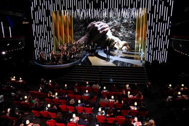 Filmpreis Cesar - Preisverleihung Roschdy Zem CELEBRITES : 46e Ceremonie des Cesar 2021 - Paris - 12 03 2021 PierreVillard Pool PANORAMIC 