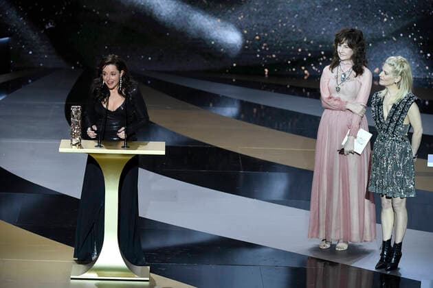 Laure Calamy - cesar de la meilleure actrice dans Antoinette dans les CÃ vennes CELEBRITES : 46e Ceremonie des Cesar 2021 - Paris - 12 03 2021 BertrandGuay Pool PANORAMIC 