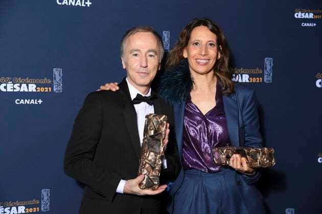 Muriel Meynard et Sebastien Lifshitz - cesar du meilleur documentaire CELEBRITES : 46e Ceremonie des Cesar 2021 - Paris - 12 03 2021 PascalLeSegretain Pool PANORAMIC 