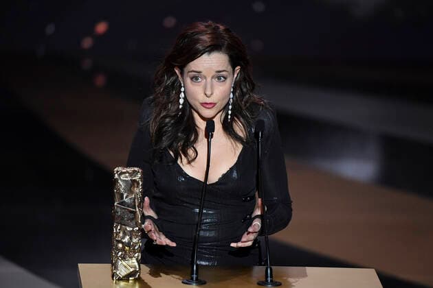 Laure Calamy - cesar de la meilleure actrice dans Antoinette dans les Cevennes CELEBRITES : 46e Ceremonie des Cesar 2021 - Paris - 12 03 2021 Dominiquecharriau Pool PANORAMIC 