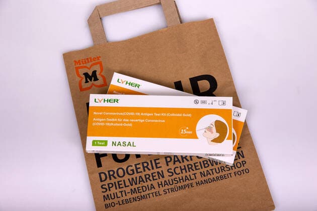 Reutlingen Themenbilder: Antigen-Testkit fuer neuartige Coronavirus, 12.03.2021, Themenbilder: Antigen-Testkit fuer neuartige Coronavirus, 12.03.2021, Copyright: xEIBNER DROFITSCHx EP_ddh