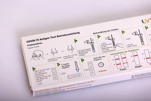 Reutlingen Themenbilder: Antigen-Testkit fuer neuartige Coronavirus, 12.03.2021, Themenbilder: Antigen-Testkit fuer neuartige Coronavirus, 12.03.2021, Copyright: xEIBNER DROFITSCHx EP_ddh