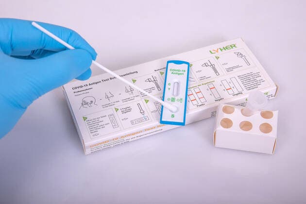 Reutlingen Themenbilder: Antigen-Testkit fuer neuartige Coronavirus, 12.03.2021, Themenbilder: Antigen-Testkit fuer neuartige Coronavirus, 12.03.2021, Copyright: xEIBNER DROFITSCHx EP_ddh