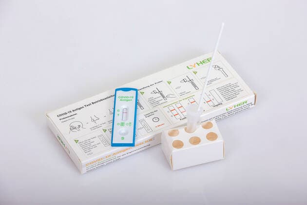 Reutlingen Themenbilder: Antigen-Testkit fuer neuartige Coronavirus, 12.03.2021, Themenbilder: Antigen-Testkit fuer neuartige Coronavirus, 12.03.2021, Copyright: xEIBNER DROFITSCHx EP_ddh
