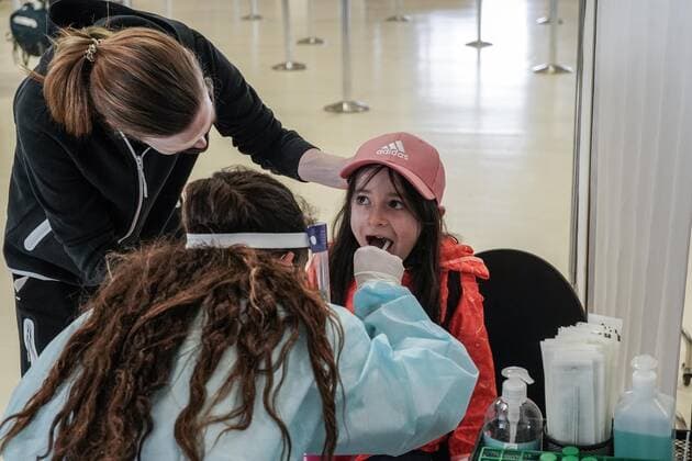 March 14, 2021, Lod, Israel: All incoming travelers at Tel AvivÃ¢â‚¬â ¢s Ben Gurion International Airport are tested for COVID-19 and home quarantine requirement is maintained as government decides to allow a daily quota of 3,000 Israelis to arrive from any destination amid decreasing infection and transmission rates and ahead of national elections for parliament scheduled for 23rd March, 2021. IsraelÃ¢â‚¬â ¢s gateways have been largely closed since 25th January, 2021 and there are estimates of tens of thousands of Israelis still stranded abroad struggling to return for the elections. Lod Israel - ZUMAa126 20210314_zap_a126_010 Copyright: xNirxAlonx