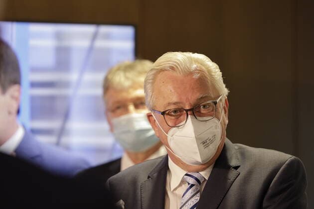 LTWBW21. Landtagswahl Baden-Württemberg. Bernd GÖGEL (MdL, AfD-Fraktionsvorsitzender). Deutschland, Baden-Württemberg, Stuttgart, 14.03.2021.