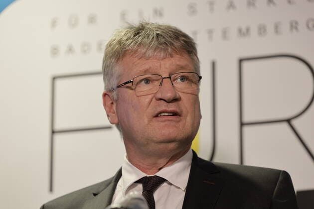 LTWBW21. Landtagswahl Baden-Württemberg. Jörg Meuthen (Parteivorsitzender). Deutschland, Baden-Württemberg, Stuttgart, 14.03.2021.