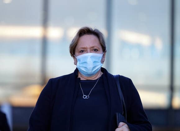 LTWBW21. Landtagswahl Baden-Württemberg. Susanne EISENMANN (CDU-Spitzenkandidtin, Kultusministerin). Deutschland, Baden-Württemberg, Stuttgart, 14.03.2021.