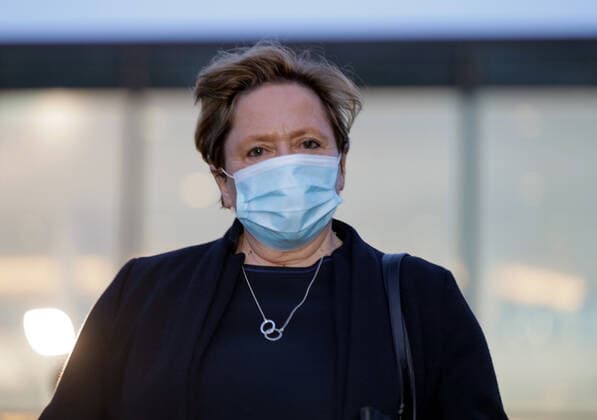 LTWBW21. Landtagswahl Baden-Württemberg. Susanne EISENMANN (CDU-Spitzenkandidtin, Kultusministerin). Deutschland, Baden-Württemberg, Stuttgart, 14.03.2021.