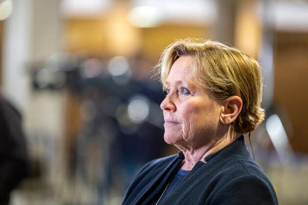 LTWBW21. Landtagswahl Baden-Württemberg. Susanne EISENMANN (CDU-Spitzenkandidtin, Kultusministerin). 14.03.2021: Deutschland, Baden-Württemberg, Stuttgart.