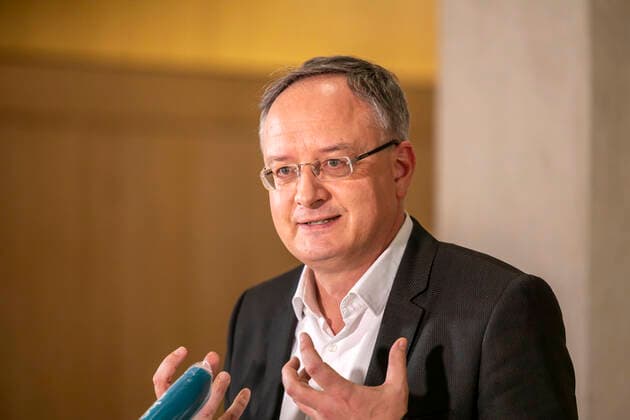 LTWBW21. Landtagswahl Baden-Württemberg. Andreas STOCH (SPD-Spitzenkandidat MdL, Vorsitzender der SPD-Landtagsfraktion). 14.03.2021: Deutschland, Baden-Württemberg, Stuttgart.