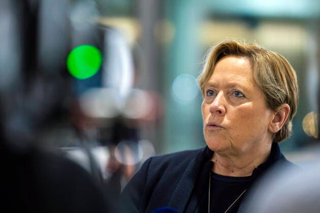 LTWBW21. Landtagswahl Baden-Württemberg. Susanne EISENMANN (CDU-Spitzenkandidtin, Kultusministerin). 14.03.2021: Deutschland, Baden-Württemberg, Stuttgart.