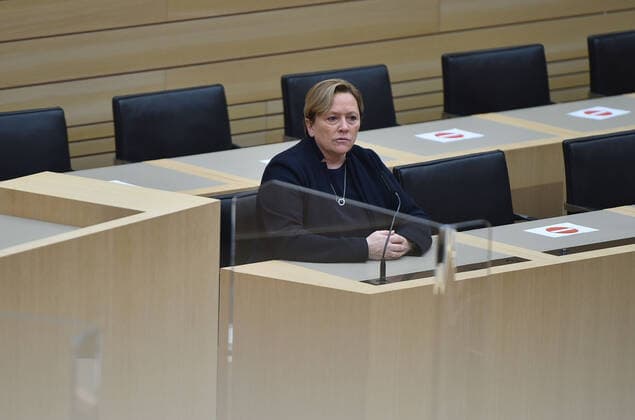 Landtagswahlen 2021 Baden Württemberg Wahlveranstaltung im Landtag von Baden-Württemberg in der Landeshauptstadt Stuttgart. LPK im Plenarsaal. Stuttgart Landtag von Baden-Württemberg Baden-Württemberg Germany Copyright: xLeifxPiechowskix