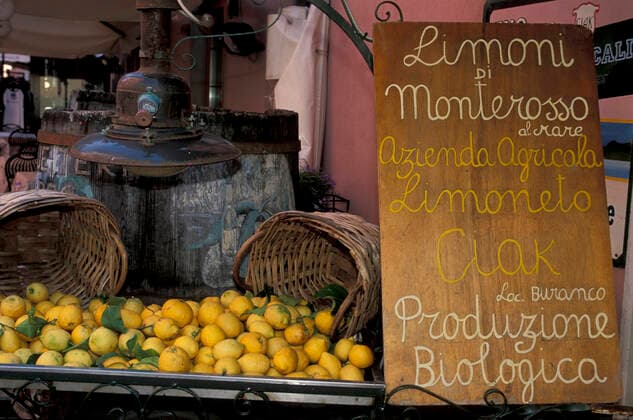 Typical lemons, Monterosso, Ligury, Italy GiorgioMesturini CuboImages 1028_11_GME0879