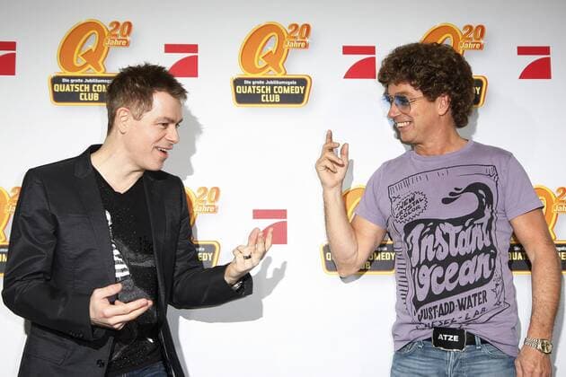 Michael Mittermeier und Atze Schroeder bei ThomasHermanns praesentiert das Comedy Highlight 2012: 20 Jahre Quatsch Comedy Club - Die gro?üe Jubilaeumsgala mit 20 Comedians aus 20 Jahren Quatsch Comedy Club. One Night only. In der Max Schmeling Halle in Berlin. *** Michael Mittermeier and Atze Schroeder at ThomasHermanns presents the comedy highlight 2012 20 years Quatsch Comedy Club The big anniversary gala with 20 comedians from 20 years Quatsch Comedy Club One Night only In the Max Schmeling Halle in Berlin Copyright: xEventpressxRadkex
