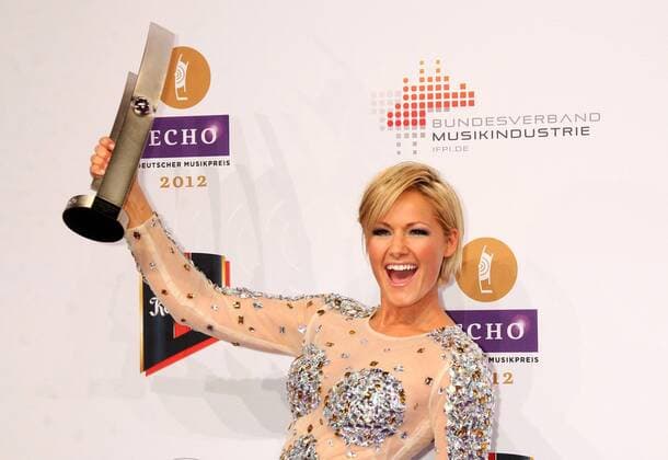 Preistragerin Helene Fischer beim Echo 2012 dem Deutschen Musikpreis Preistraeger vor der Verleihung in der Messe Berlin. Copyright: xEventpressxHerrmannx