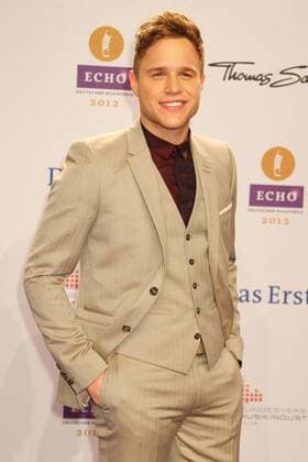 Olly Murs beim Echo 2012 dem Deutschen Musikpreis auf dem Roten Teppich vor der Verleihung in der Messe Berlin. Copyright: xEventpressxHerrmannx