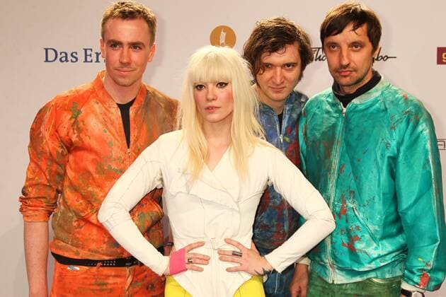 Mieze Katz mit Band Mia beim Echo 2012 dem Deutschen Musikpreis auf dem Roten Teppich vor der Verleihung in der Messe Berlin. Copyright: xEventpressxHerrmannx