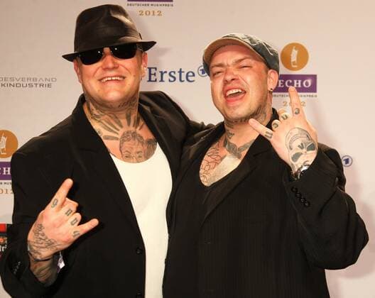 Haudegen beim Echo 2012 dem Deutschen Musikpreis auf dem Roten Teppich vor der Verleihung in der Messe Berlin. Copyright: xEventpressxHerrmannx