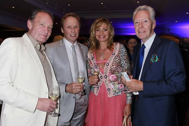 Michael Lendl, Peter Kraus und Maren Gilzer und Egon F. Freiheit beim Empfang zum BMW Golf Cup 2012 im Ballsaal des Hotel Adlon Kempinski Berlin, Unter den Linden 77, 10117 Berlin. *** Michael Lendl, Peter Kraus and Maren Gilzer and Egon F Freiheit at the reception for the BMW Golf Cup 2012 in the ballroom of the Hotel Adlon Kempinski Berlin, Unter den Linden 77, 10117 Berlin Copyright: xEventpressxHerrRax
