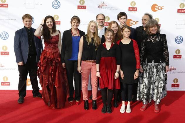 Lart pour Lart auf dem Roten Teppich bei der Verleihung des ECHO Klassik 2012 im Konzerthaus Berlin auf dem Gendarmenmarkt im Herzen Berlins. Copyright: xEventpressxHerrRax