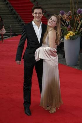 Maximilian Hornung und Katharina Weigert auf dem Roten Teppich bei der Verleihung des ECHO Klassik 2012 im Konzerthaus Berlin auf dem Gendarmenmarkt im Herzen Berlins. Copyright: xEventpressxHerrRax