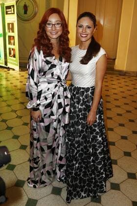 Preistraegerin Tori Amos und Nazan Eckes bei der Verleihung des ECHO Klassik 2012 im Konzerthaus Berlin auf dem Gendarmenmarkt im Herzen Berlins. Copyright: xEventpressxHerrRax