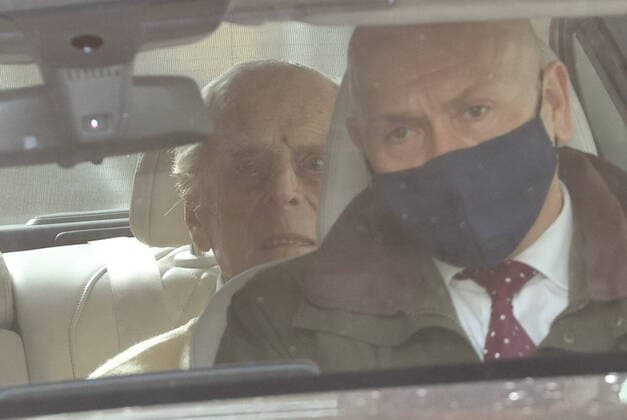 Bilder des Jahres 2021, Entertainment 03 März Entertainment Themen der Woche KW11 Entertainment Bilder des Tages . 09 03 2021. London, United Kingdom. Duke of Edinburgh leaving the King Edward VII hospital in London.  xStephenxLockx xi-Imagesx IIM-22053-0005