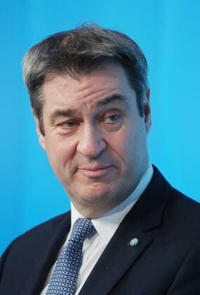 Pressekonferenz von Ministerpräsident Dr. Markus Söder, Soeder im Prinz-Carl-Palais Ministerpräsident Dr. Markus Söder, Soeder, München Bayern Deutschland Prinz-Carl-Palais