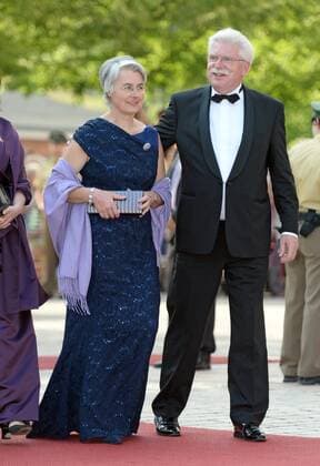 Martin Zeil und Frau Barbara Daumiller-Zeil Eroeffnung der Bayreuther Festspiele 2013 (Richard Wagner Festspiele Bayreuth) mit dem Eroeffnungsstueck - Der Fliegende Hollaender - im Festspielhaus Bayreuth. *** Martin Zeil and Mrs. Barbara Daumiller Zeil Opening of the Bayreuth Festival 2013 Richard Wagner Festival Bayreuth with the opening piece Der Fliegende Hollaender at the Festspielhaus Bayreuth Copyright: xEventpressxHannesxMagerstaedtx