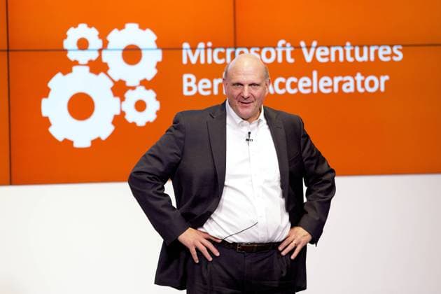 Eroeffnung - Microsoft Berlin - : Einladung zur Pressekonferenz mit Microsoft CEO Steve Ballmer bei Microsoft Berlin, Unter den Linden 17 (Ecke Charlottenstraße) in 10117 Berlin. Im Bild Steve Ballmer, CEO Microsoft Corporation *** Opening Microsoft Berlin Invitation to the press conference with Microsoft CEO Steve Ballmer at Microsoft Berlin, Unter den Linden 17 corner Charlottenstraße in 10117 Berlin In the picture Steve Ballmer, CEO Microsoft Corporation Copyright: xEventpressxRadkex