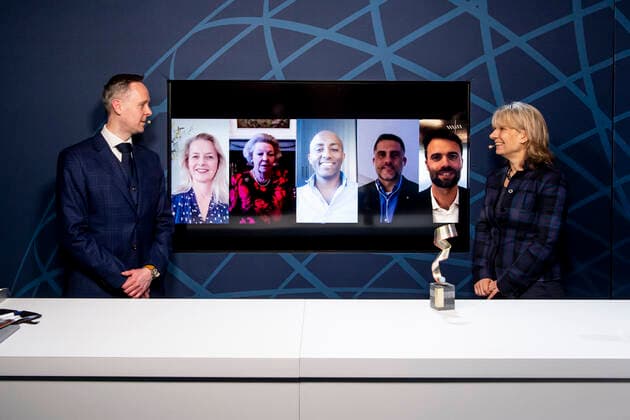 17-03-2021 Award Princess Beatrix and Princess Mabel during the virtual presention of the 7th Prince Friso Engineering Award. Engineers who distinguish themselves in expertise, innovative capacity, social impact and entrepreneurship are eligible for the annual Prince Friso Engineering Award. Â  Copyright: xPPEx