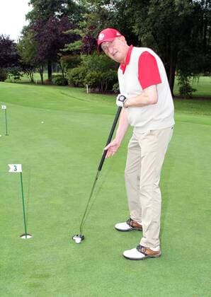 Mike Krueger, Fischereihafen Trophy Golftunier auf der Wendlohe 08.09.2014 *** Mike Krueger, Fishing Harbour Trophy Golf Tournament at the Wendlohe 08 09 2014 Copyright: xEventpressxRHx