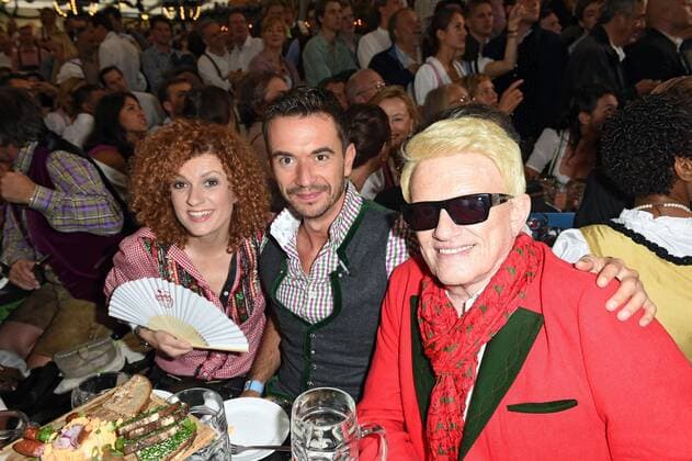 Lucy Diakowska, Florian Silbereisen und Heino beim Wiesnanstich im Festzelt Schottenhamel. Oktoberfest, Wiesn auf der Theresienwiese in Muenchen am 20.09.2014 *** Lucy Diakowska, Florian Silbereisen and Heino at the Wiesnanstich in the marquee Schottenhamel Oktoberfest, Wiesn on the Theresienwiese in Munich on 20 09 2014 Copyright: xEventpressxTOMx
