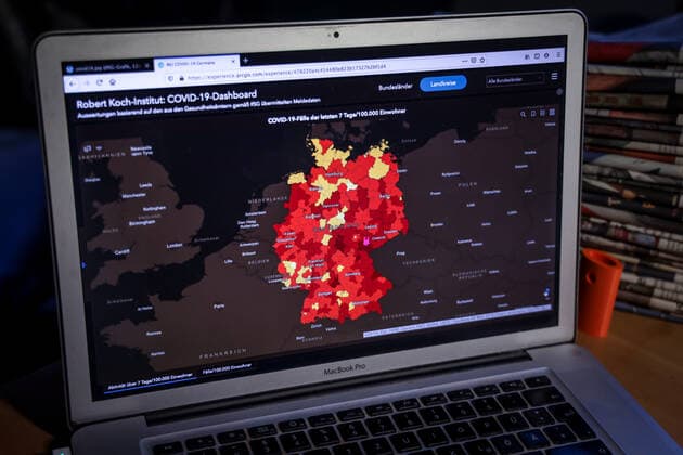 Coronavirus in Deutschland - Covid-19-Dashboard des Robert Koch-Institut 19.03.2021: Robert Koch-Institut: 7-Tage-Inzidenz 95,6. 7-Tage-Fallzahl 79.476. COVID-19-Fälle 2.629.750. Zugang um 17.482 gegenüber dem Vortag. COVID-19-Todesfälle 74.358. Zugang um 226 gegenüber dem Vortag.