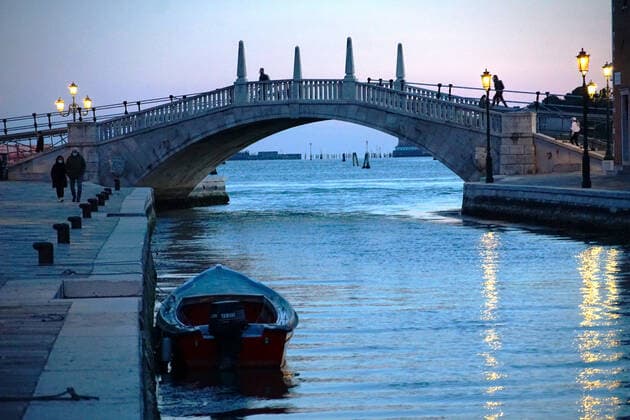 VENICE, LOCKDOWN SECOND SEASON Lockdown second season in Venice, water way in Arsenale area. Venezia Italy