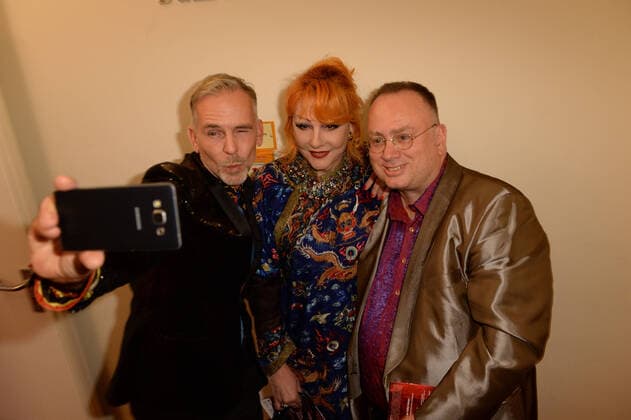 Romy Haag und Frank Wilde und Benefizgala KUENSTLER GEGEN AIDS im Stage Theater des Westens in Berlin *** Romy Haag and Frank Wilde and benefit gala KUENSTLER GEGEN AIDS at Stage Theater des Westens in Berlin Copyright: xEventpressxFuhrx