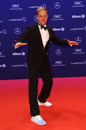 Sebastian Steudtner auf dem roten Teppich beim LAUREUS World Sports Award 2016 in Berlin. Copyright: xEventpressxFuhrx