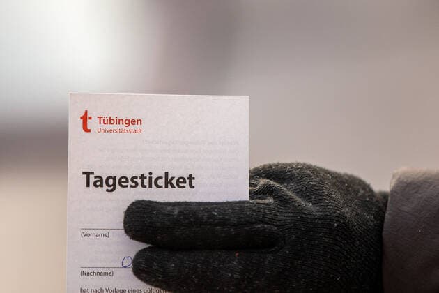 Tuebingen Themenbilder: Tuebingen in Zeit der Corona-Pandemie, Themenbilder: Tuebingen in Zeit der Corona-Pandemie, Das Tagesticket, 20.03.2021, Copyright: xEIBNER DROFITSCHx EP_ddh