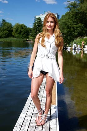 Pamela Reif beim Moet Party Day 2016 am Kudamm Beach in der Koenigsallee 5B in Berlin. *** Pamela Reif at the Moet Party Day 2016 at Kudamm Beach in Koenigsallee 5B in Berlin Copyright: xEventpressxRadkex