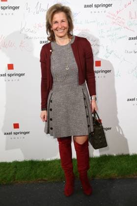 Iris Knobloch auf dem Roten Teppich bei der Verleihung des 1 Axel Springer Award an MarkZuckerberg im Axel-Springer-Haus in Berlin. Copyright: xEventpressxFuhrx
