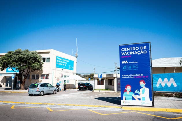 March 20, 2021, Matosinhos, Portugal: General view of the Matosinhos 1000 Vaccination Center..In the Vaccination Center of Matosinhos 1000 elderly people were summoned to receive the second dose of the Moderna covid-19 vaccine. Matosinhos Portugal - ZUMAs197 20210320_zaa_s197_347 Copyright: xTeresaxNunesx