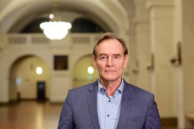 Leipzig, 04.03.2021 Burkhard JUNG (SPD) Oberbürgermeister der Stadt Leipzig und zur Zeit Präsident des Deutschen Städtetags während eines Interviews in der Halle des Neuen Rathauses Er ist seit März 2006 der Oberbürgermeister von Leipzig und seit dem 6. Juni 2019 Präsident des Deutschen Städtetags Sachsen Deutschland