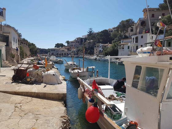 Themenfoto: Reisen, Corona, Mallorca, 22.03.2021 Der Hafen der Cala Figuera auf Mallorca, Themenfoto: Reisen, Corona, Mallorca - Copyright: xAugstx xEibner-Pressefotox EP_jat