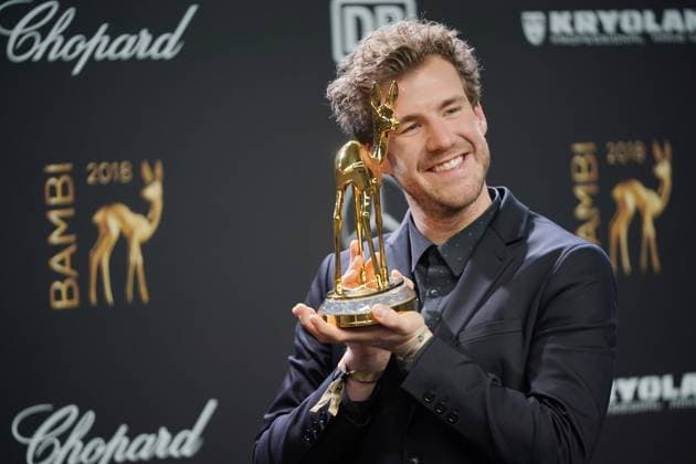 Luke Mockridge Verleihung des BAMBI 2018 im Theater am Potsdamer Platz in Berlin *** Luke Mockridge BAMBI 2018 award ceremony at the Theater am Potsdamer Platz in Berlin Copyright: xEventpressxRadkex
